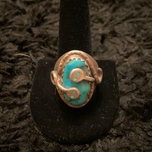 Native American Zuni Sterling ring